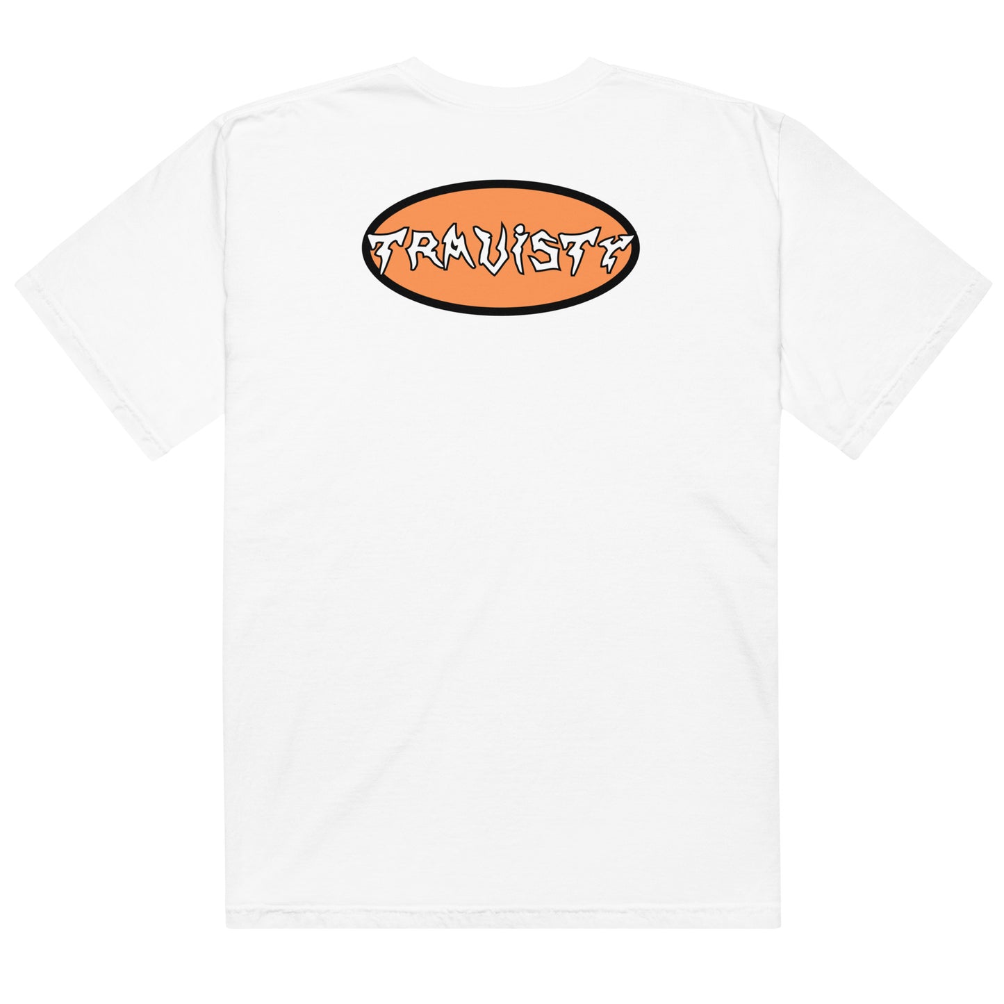 New Travisty Logo Tee - Orange